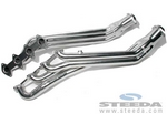 Long Tube Headers - Silver Ceramic